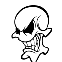 Cartoon Skull 1
