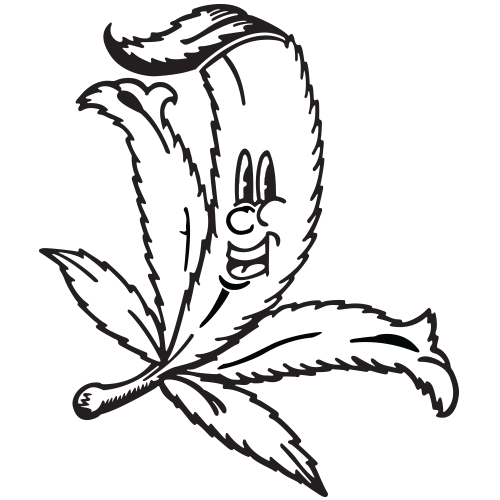Cartoon Pot Leaf - Click Image to Close
