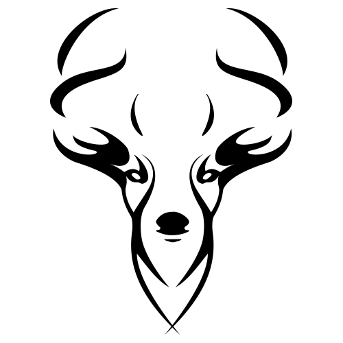 Abstract Deer Head - Click Image to Close