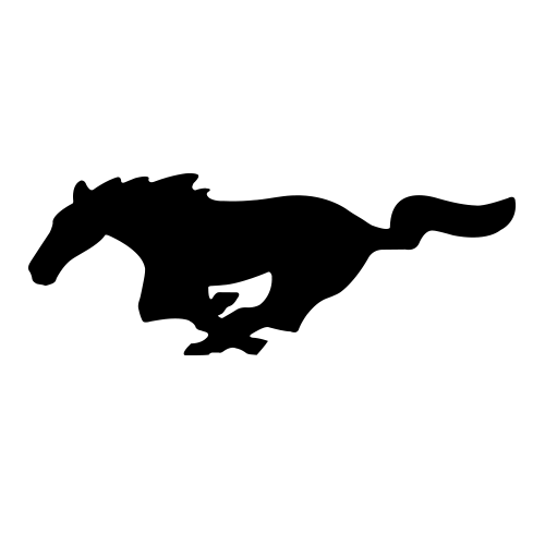 Mustang Silhouette - Click Image to Close