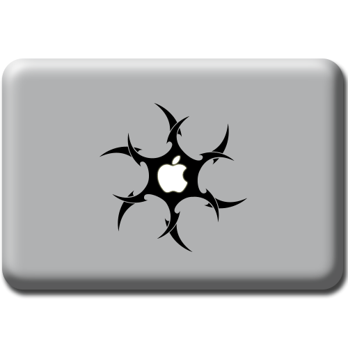 Tribal Laptop Decal - Click Image to Close