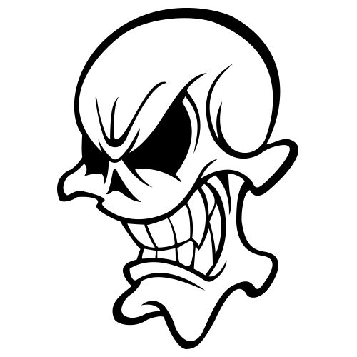 Cartoon Skull 1 - Click Image to Close