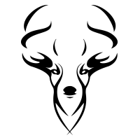 Abstract Deer Head