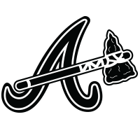 Logo Black And White Brand Atlanta Braves PNG, Clipart, Animal, Atlanta  Braves, Black, Black And White, Black M Free PNG Download