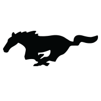 Mustang Silhouette ford mustang silhouette window decal [] : GRFX Edge ...